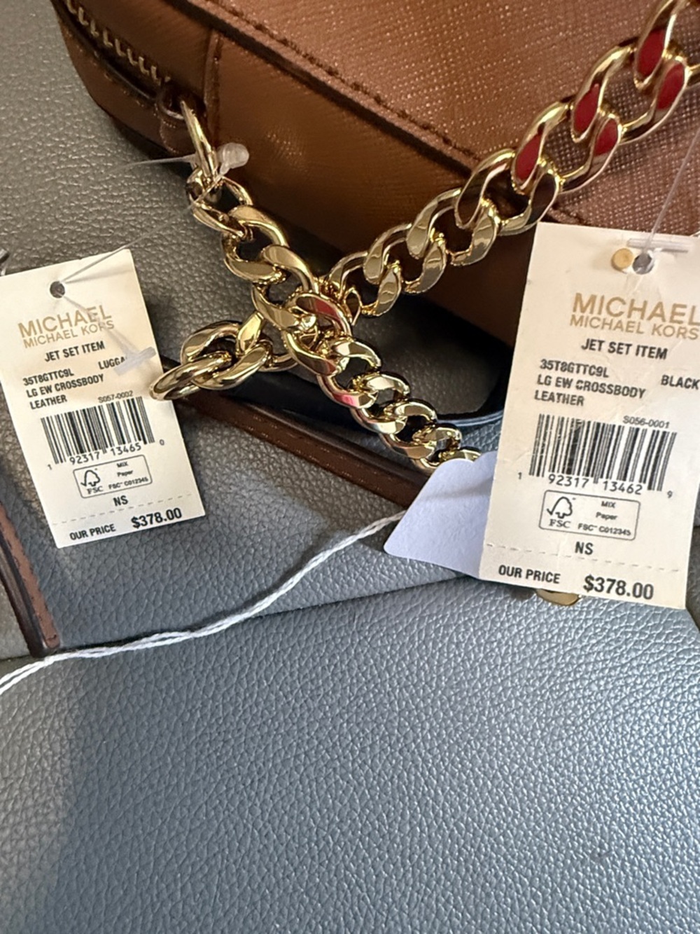 Michael Kors Crossbody Duo — Brown and Black Saffiano Leather Bags - Picture 6 of 6